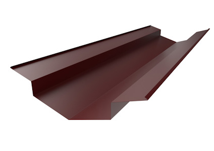 RÄNNDALSPLÅT RDF FÖRSÄNKT MÖRKRÖD 758 HBP. 150X2000MM