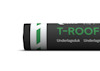 Rulle med underlagsduk, text "T-ROOF, Underlagsduk" syns delvis.