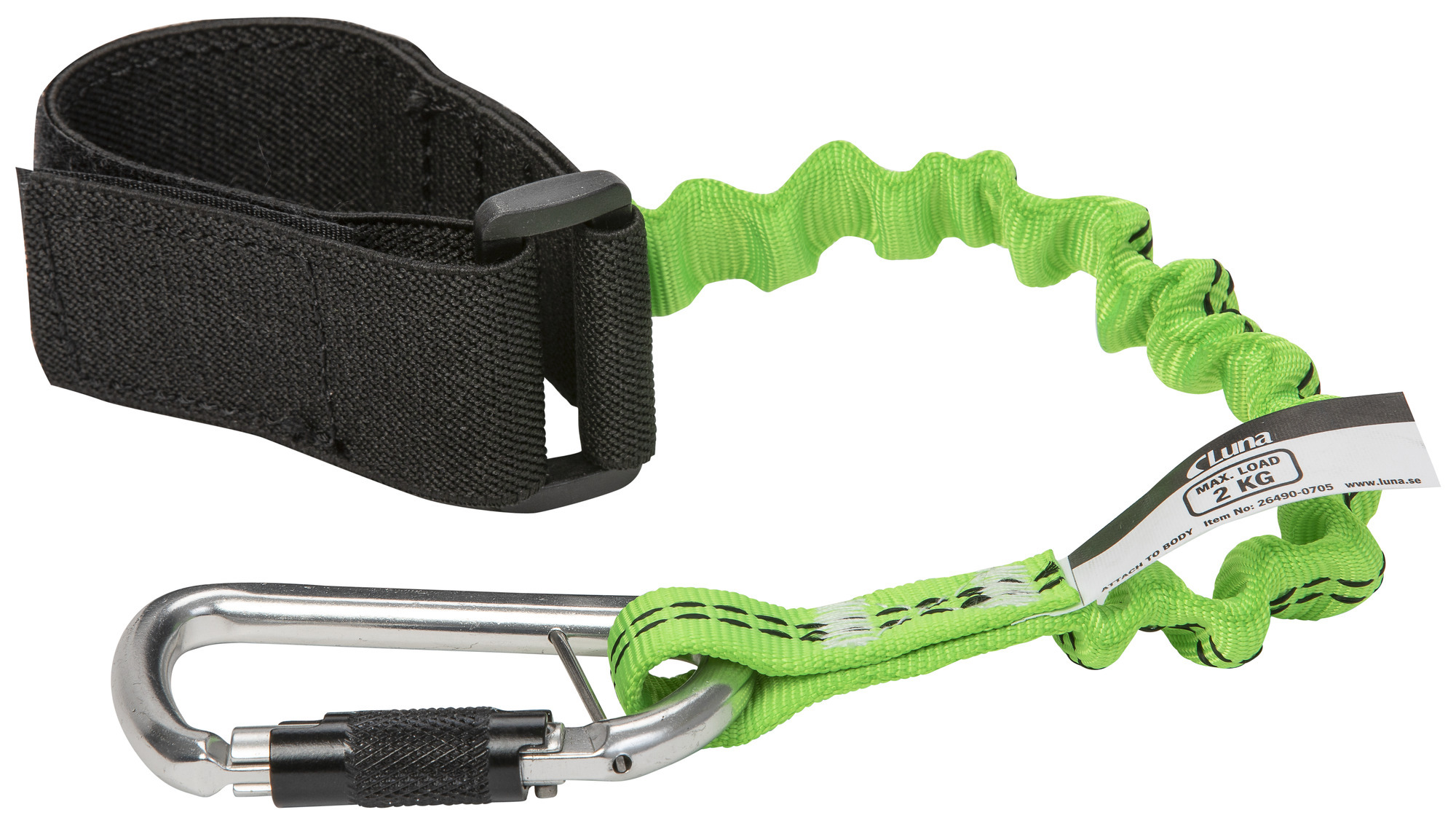 HANDLEDSBAND MED KARDBORRE, ENERGIDÄMPAD STROPP, KARBINHAKE - Luna Tools | Elverktygstillbehör, handverktyg & verktygssäkring