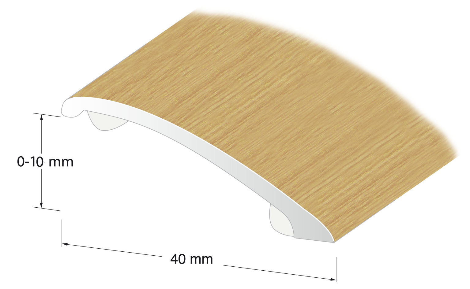 NIVÅLIST 0-10 MM EK 100 CM NR 180 SJÄLVHÄFTANDE - Duri