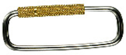 NYCKELRING MILLERS MILLERS MED FJÄDER 50 MM STÅL