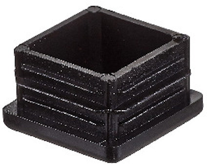 RÖRSKYDD MILLERS INVÄNDIG PLAS SVART 25X25MM