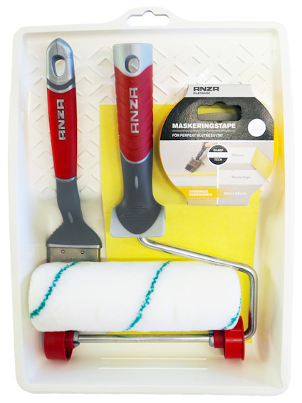 ROLLERSET ANZA ELITE VÄGG OCH GOLV 18 CM