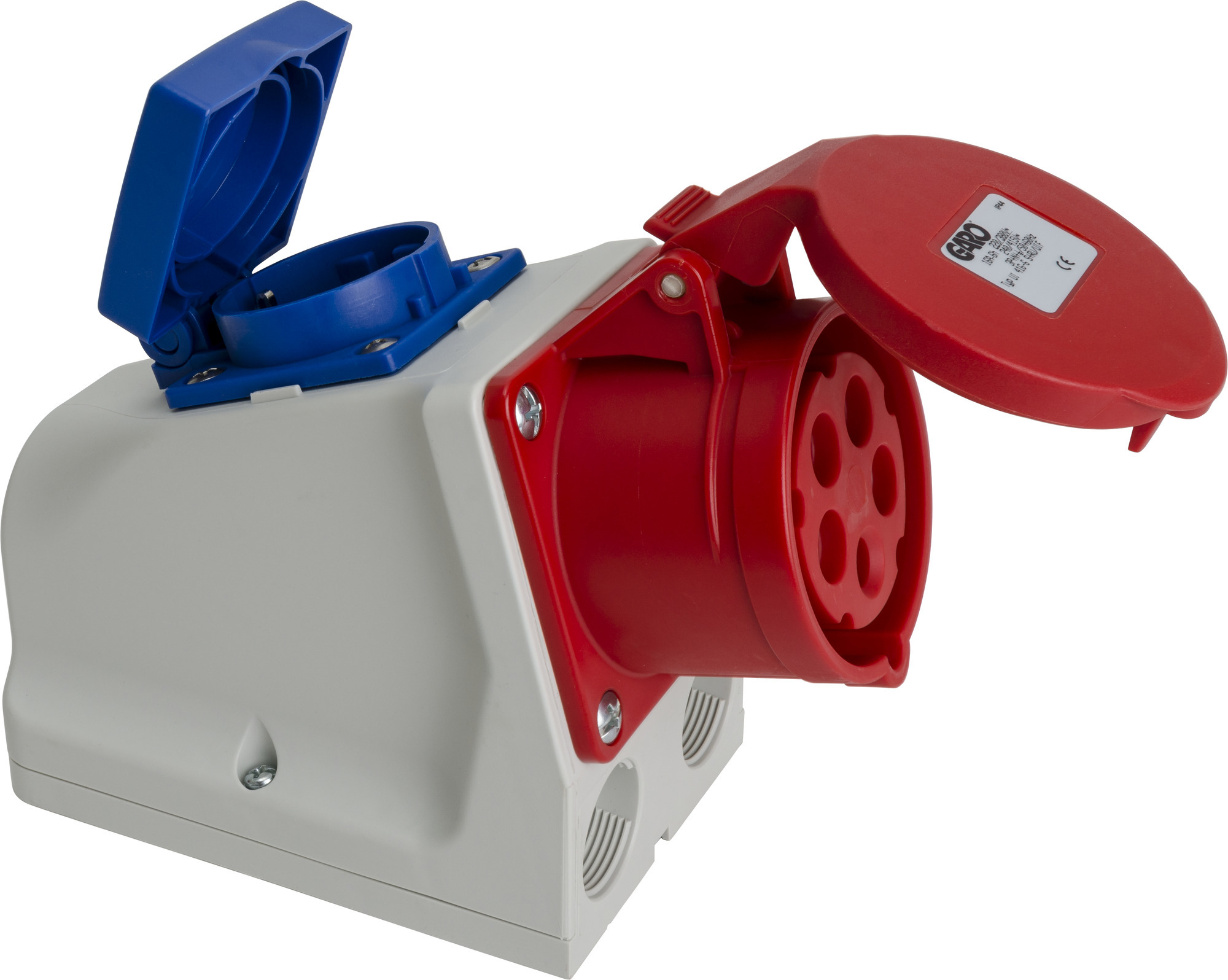 VÄGGUTTAG CUI 416-6+CRU+230V 1FAS UTTAG SCHUCKO - GARO Elflex