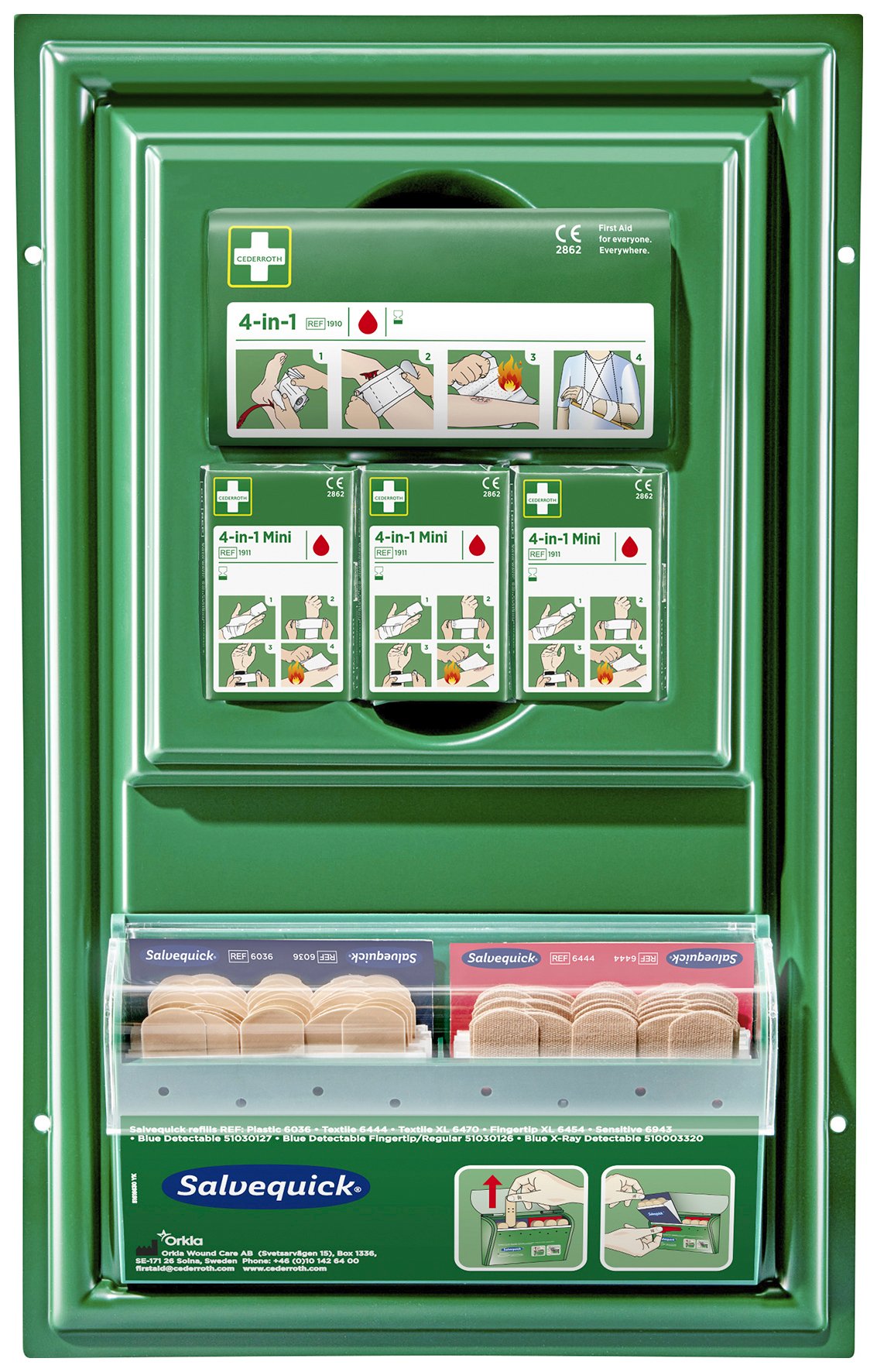 FÖRSTA HJÄLPEN TAVLA LITEN 191400 CEDERROTH - Cederroth