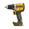 Sladdlös borrskruvdragare med svart och gul design, varumärket Dewalt synligt.