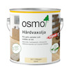 Plåtburk med hårdvaxolja, Osmo logotyp och text om användning för träytor.