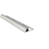 KAKELLIST KGC KVARTS RUND MATT SILVERELOXERAD 6MM 2,5M