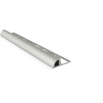 KAKELLIST KGC KVARTS RUND ALUMINIUM MATT 8MM