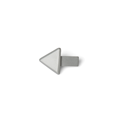 HÖRNDEL KGC 45° ALUMINIUM SILVERELOXERAD 10MM MATT