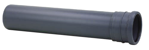 RÖR MED 1 MUFF PP PIPELIFE - PIPELIFE