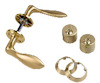 BEHÖRSSATS ASSA D12 410 MATTFÖRKROMAD