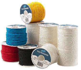 POLYESTERSILKELINA POLY FLÄTADVIT 2MMX50M - POLY-PRODUKTER