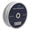 GUMMILINA POLY FLÄTAD VIT 6MMX100M