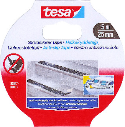 HALKSKYDDSTEJP TESA 55587 55588 SVART 0,7MM