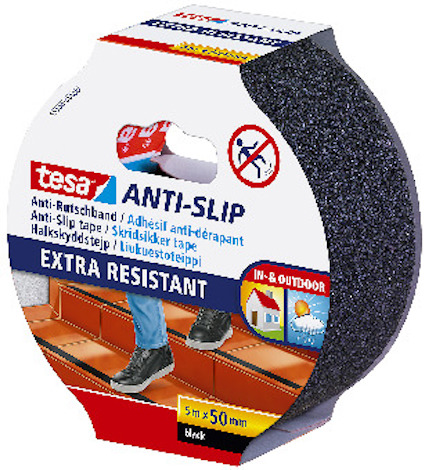 HALKSKYDDSTEJP TESA 55587 55588 SVART 0,7MM