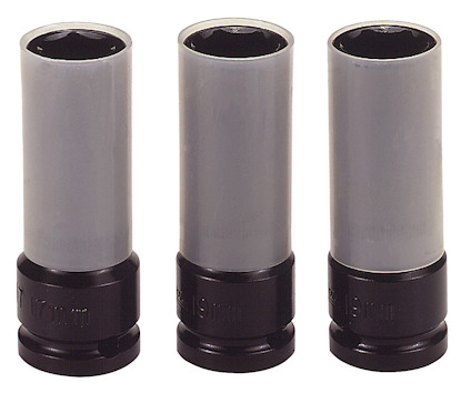 HJULMUTTERHYLSSATS PLASTKLÄDDA3 DELAR