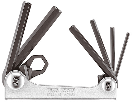 SEXKANTNYCKELSATS TENG TOOLS 1/8-3/8 6 DE LAR