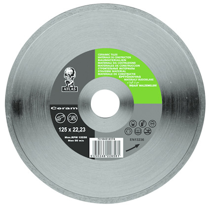 DIAMANTKLINGA NORTON CERAMIC 125X1.7X22