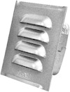 VENTILGALLER FLEXIT MED RAM FÖRZINKAT STÅL 125X125MM