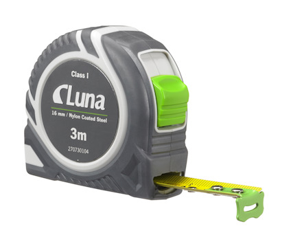 MÄTBAND LUNA TOOLS PUSH LOCK 3M 16MM