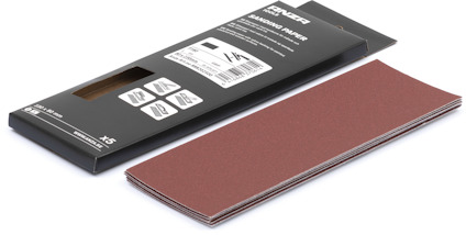 SLIPPAPPER ANZA 5-PACK P180 80X230MM