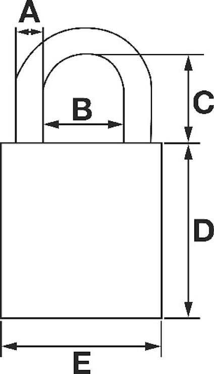 HÄNGLÅS 85/30 ABUS 420 MED 2
