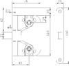 LÅSHUS 414 ABLOY MED 1 NYCKEL EPOXI