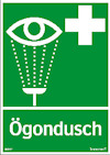 SKYLT 303314 NÖD ÖGONDUSCH A4