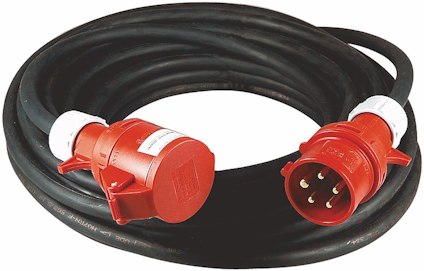 MOTORKABEL H07RN-F 5G6 IP44 32A/400V BYGG-STRÖM 25M