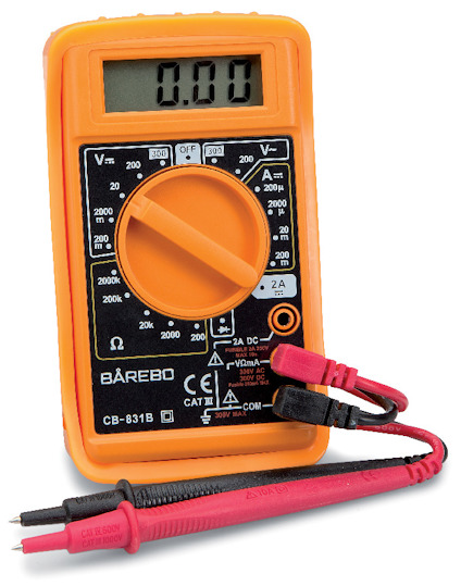 MULTIMETER DIGITAL BÅREBO UNIV