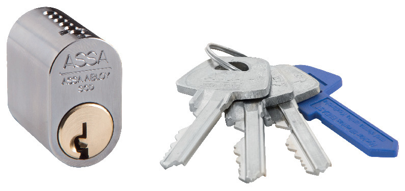 CYLINDER 1201 OVAL ENKEL - ASSA