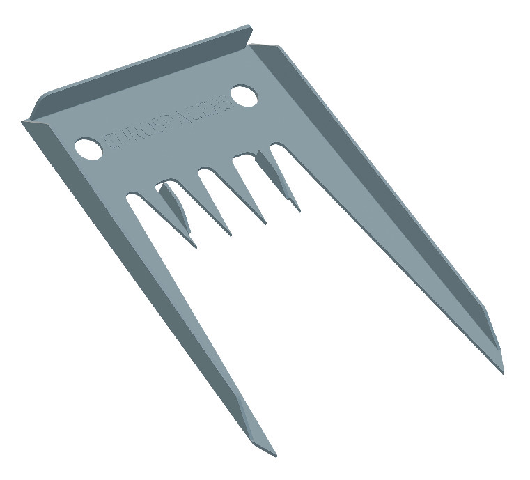 FIXERINGSKIL PLÅT HULLING 125X80/86 - Eurospacers