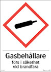 SKYLT GASFLASKOR VIT 148X210 DE