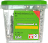 Skruvlåda från ESSVE, etikett med text: "Konstruktionsskruv ET-T, 6,5x220, PCS 50".