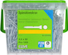 Plastlåda med spånskiveskruv, 4,2 x 55 mm, 1000 st. Märkt "ESSVE" och "FZB C1".