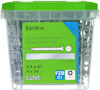 Förpackning med 250 gipsskruvar, 3,5 x 41 mm, ESSVE, med grön lock och märkt text.