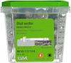 Förpackning med Essve stud anchors, 25 st, M10/77/174, för betong/natursten.