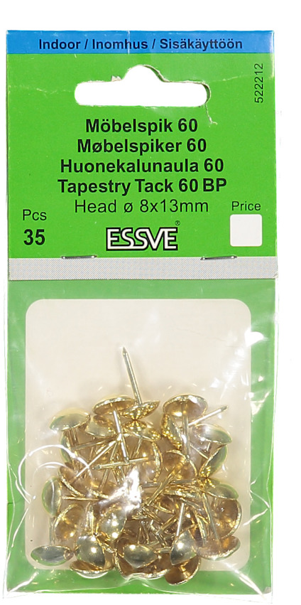 MÖBELSPIK 60 MÄSSING