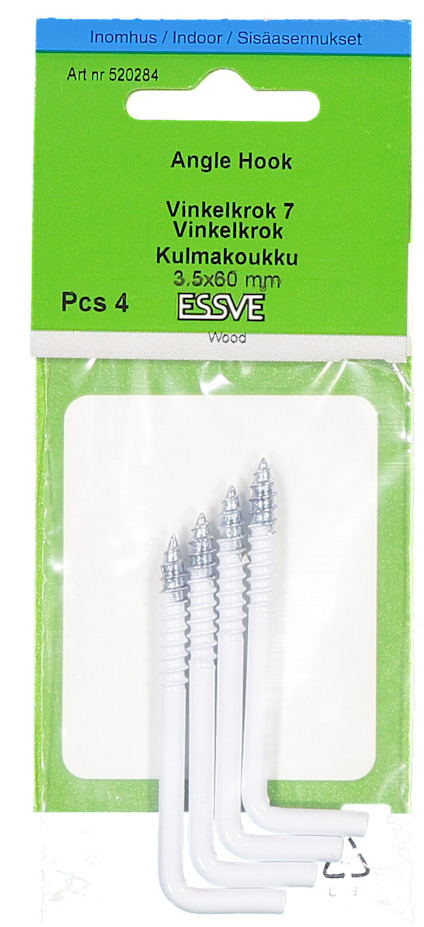 VINKELKROK L 7 VIT 60MM