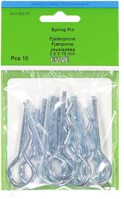 FJÄDERPINNE FZB 3,5X75 10ST