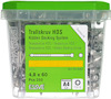 Essve behållare med trallskruvar HDS, 4,8 x 60 mm, rostfritt stål A4, 250 st.
