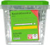 Förpackning med 50 ESSVE konstruktionsskruvar 6,5x160 mm, art.nr 118106.