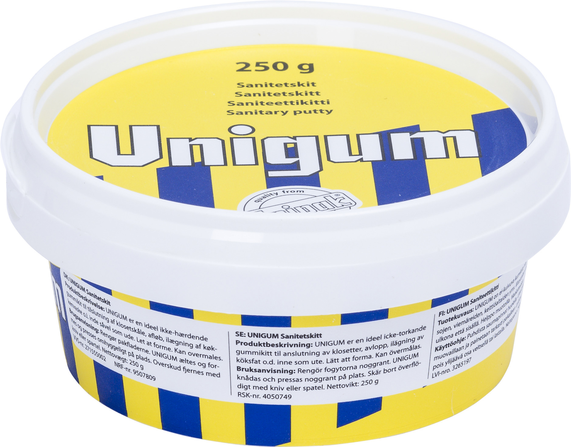 AVLOPPSKITT ICKE HÄRD 250GRAM  - Unipak