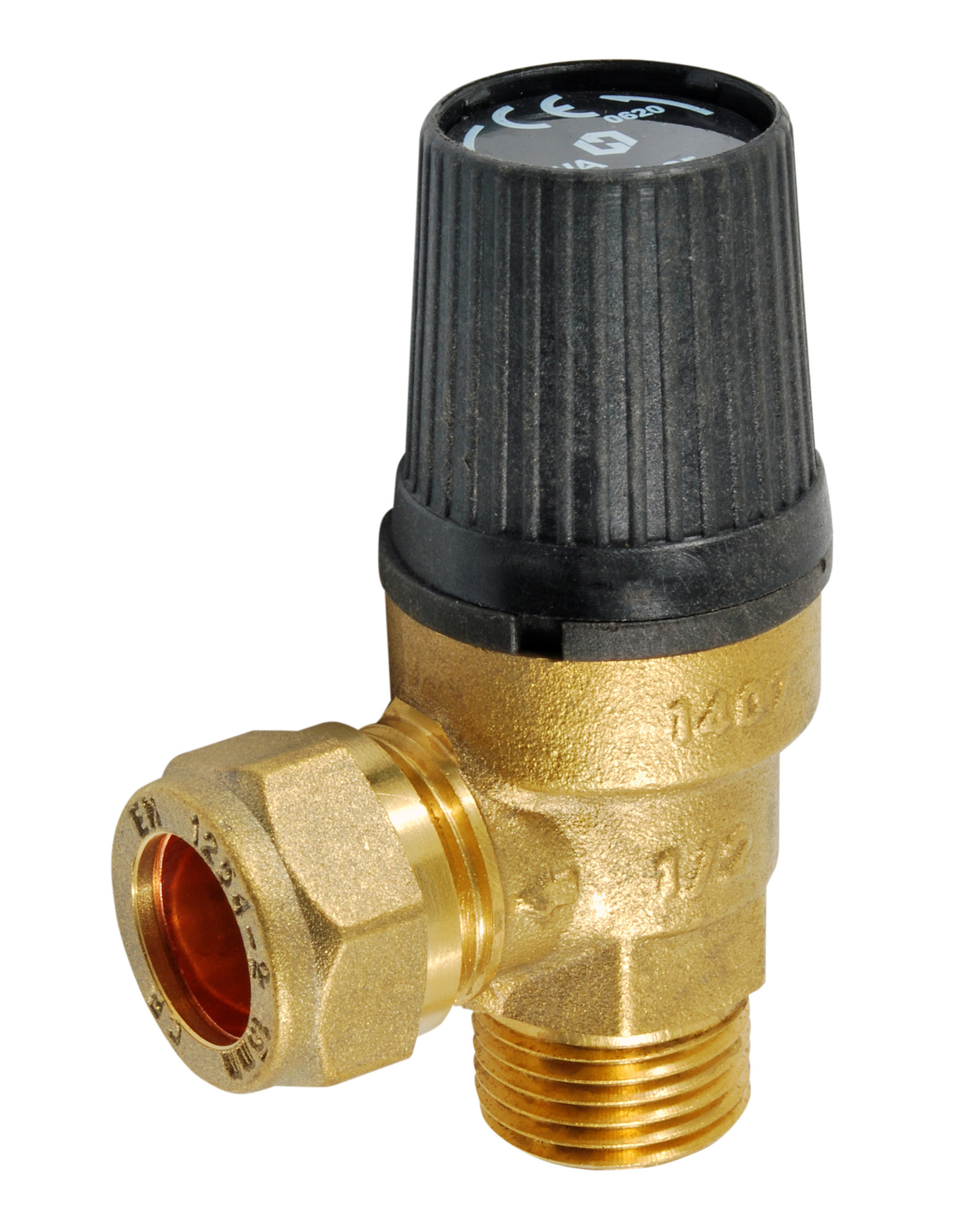 SÄKERHETSVENTIL AV METALL FÖR TAPPVATTEN - Gelia