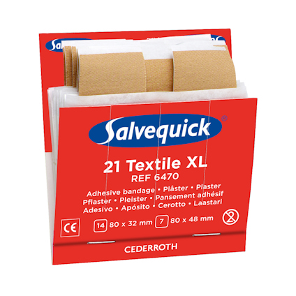 PLÅSTER TEXTIL XL REFILL 6470 SALVEQUICK