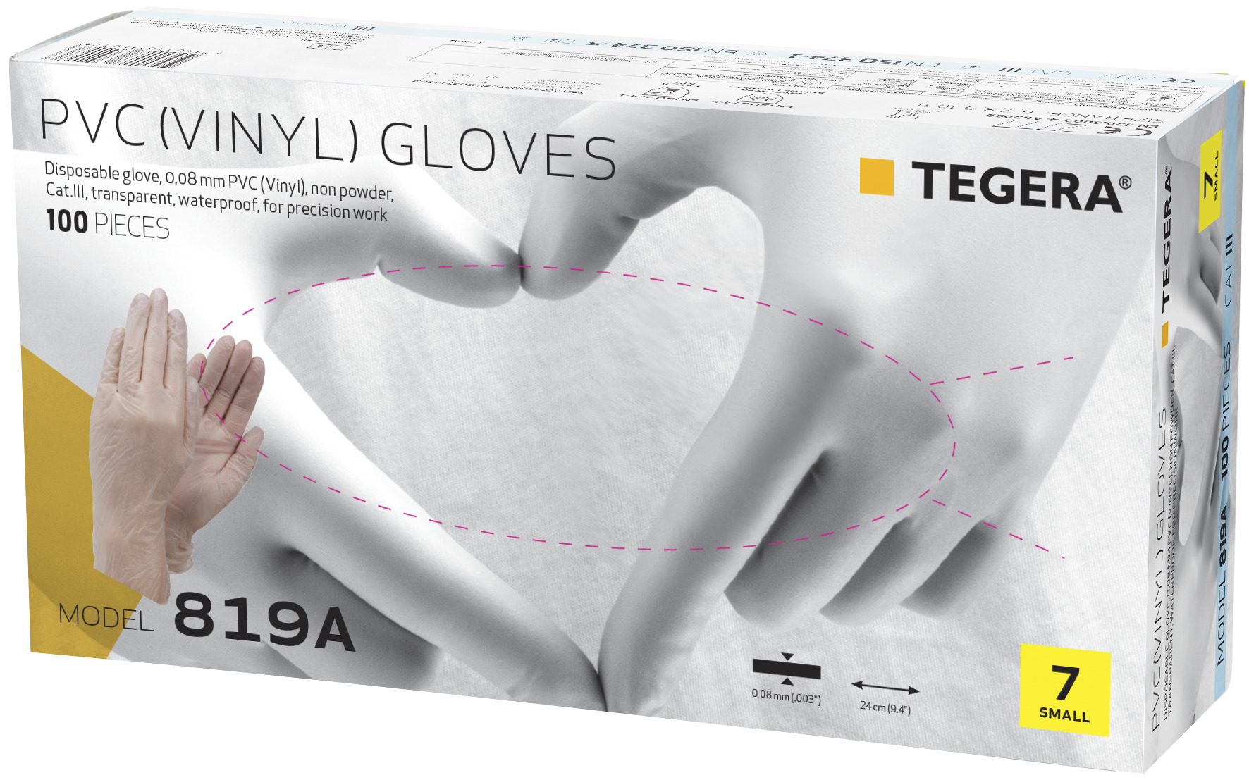 ENGÅNGSHANDSKAR TEGERA 819A - Tegera