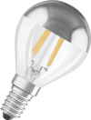 LED-LAMPA KLOT (34) E14 SILVERTOPPFÖRSPEGLAD 4W CL P OSRAM