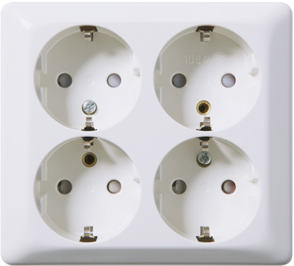 VÄGGUTTAG RS 4-V JORD UTP