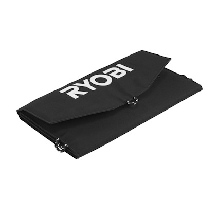 Svart solpanel av märket RYOBI. 21W